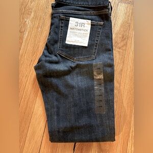JCrew “Matchstick” skinny jeans, size 31R, NWT